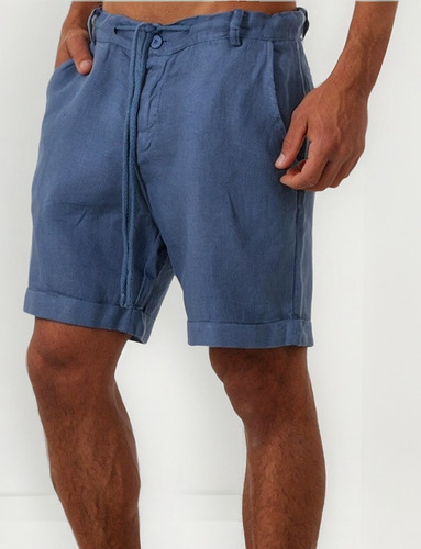 Pantalones Pantalones Cortos De Lino Para Hombre Pantalones
