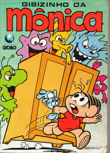 Imagem 2 de 2 de Gibizinho Monica 31 E 33 - Globo - Bonellihq D21