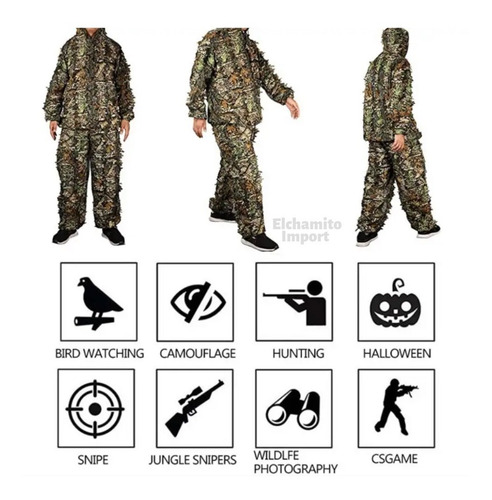 Imagen 4 de 8 de Traje Vestimenta Táctica Camuflaje 3d