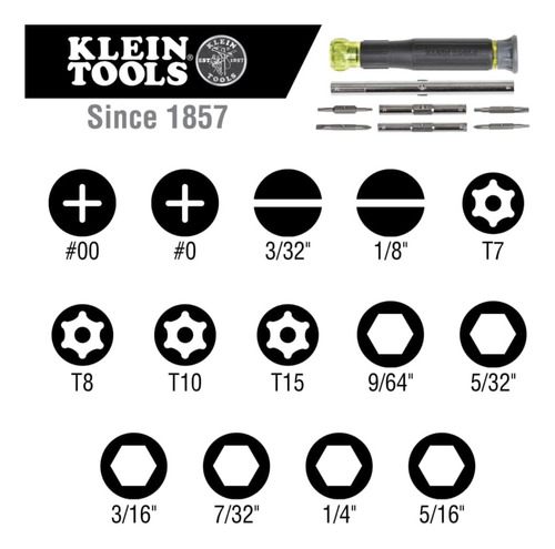 Desatornillador Multipunta 14 En 1 Klein Tools 32314