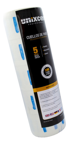 Unixcen Papel Para Cuello X5 Rollos Peluquería Barbería 3c