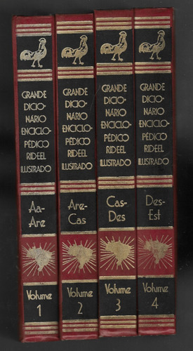 Grande Dicionário Enciclopédico Rideel Ilustrado - 8 Volumes