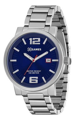 Relógio X-games Masculino Xteel Prata Xmss1052-d2sx