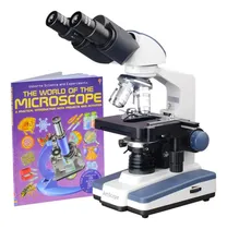 Comprar Microscopio Compuesto Binocular 40x-2000x Con Led Y Libro