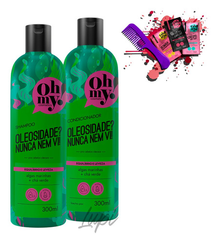 Kit Oh My Eu Rainha Oleosidade Nadinha 300ml 2 Itens
