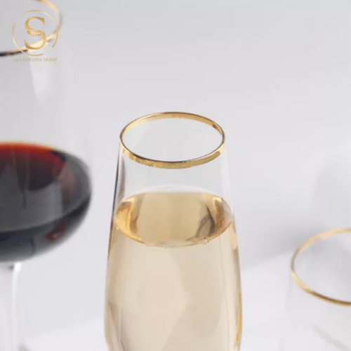 Set De 4 Piezas Copa Champagne Vidrio 220 Ml 4 Juego Copas