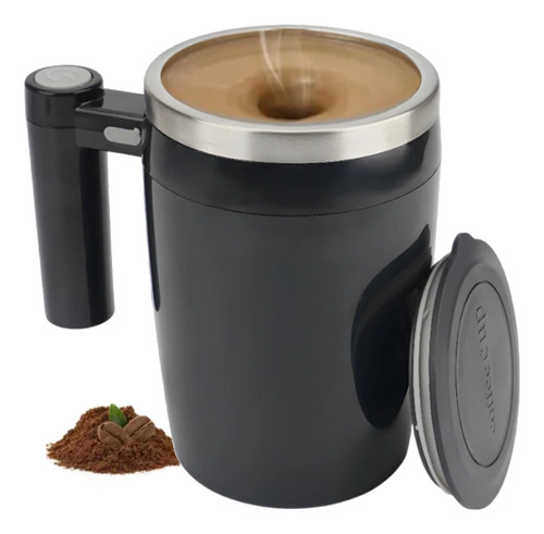 Taza De Agitación Automática Taza De Café De 380ml Con Tapa