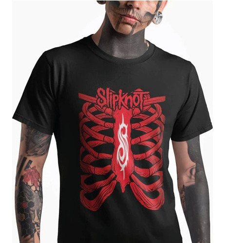 Remera Bandas Rock Metal Slipknot N02 A1 Unisex