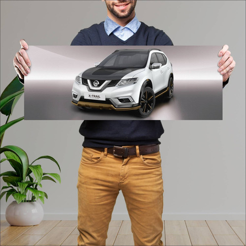 Cuadro 30x80cm Auto 2016 Nissan X Trail Premium 144