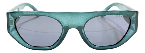 Óculos De Sol Evoke Kurt E02 Cristal Verde Lente Preto