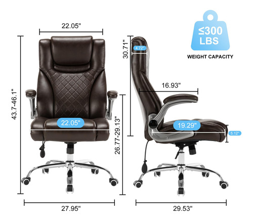 Seevoo Silla De Oficina Ejecutiva Silla Giratoria De