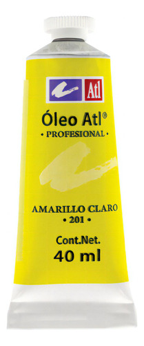 Oleo Atl T-14 Tubo De 40 Ml Color A Escoger Pintura Color 201 Amarillo Claro