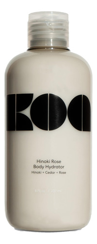 Koa Hinoki Rose Body Hydrator - Ingredientes Tradicionales Y