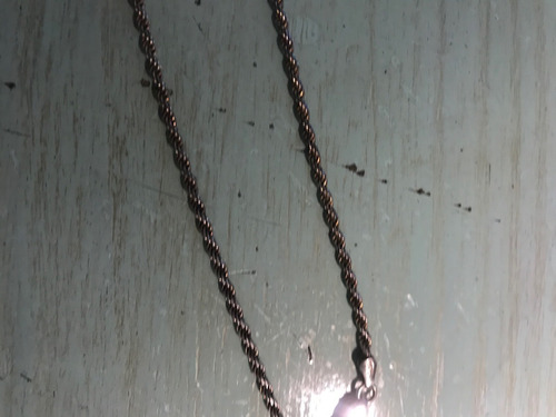 Imagen 3 de 5 de Cadena De Plata Estilo Cordón Torcido!
