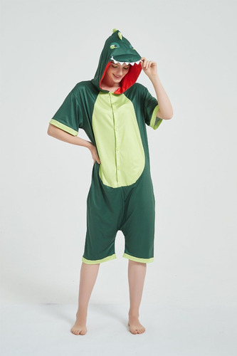 Kigurumi Dinosaurio Pijama Enterito De Verano Kawaii