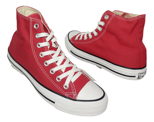 Tenis Converse All Star Bota Blanco Moda Casual Hombre Mujer