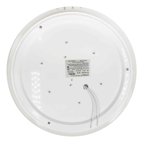 Luminario Led Plafon Adir Oviedo Sobreponer 18w Luz Fria