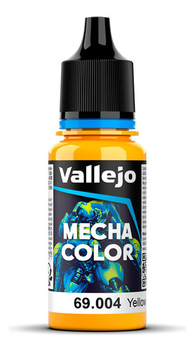 Vallejo Pintura Mecha Color Yellow 17 Ml Macrotec