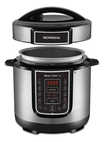 Panela De Pressão Elétrica Mondial Pe-40 700w 220v 3l Outlet