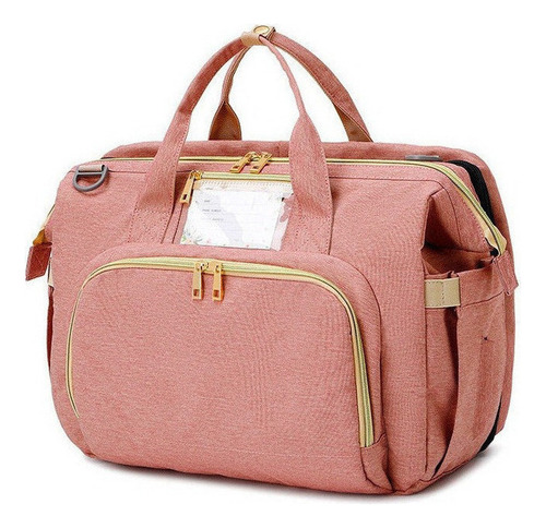 Bolsa De Maternidade Com Mochila Para Meninas/meninos, Rosa