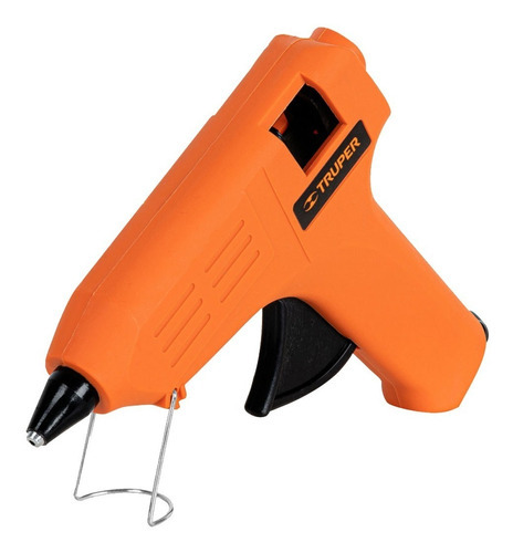 Pistola Aplicadora Silicona Encoladora Pegamento 25w Truper Color Naranja