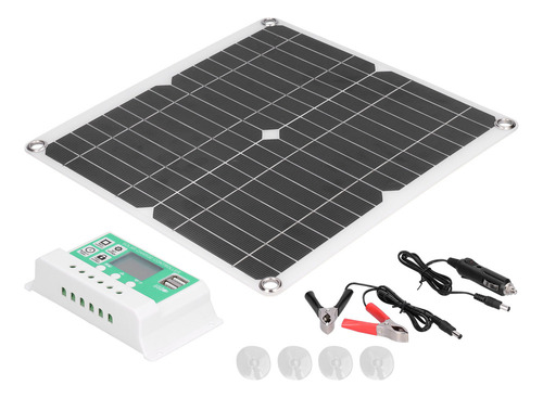 Kit Panel Solar 40w 18v Silicio Monocristalino Flexible 40a