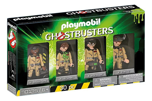 Figura Armable Playmobil Ghostbusters Con 30 Piezas 3+