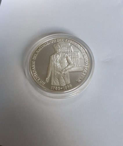 Imagen 3 de 3 de Moneda De Plata Para Colección