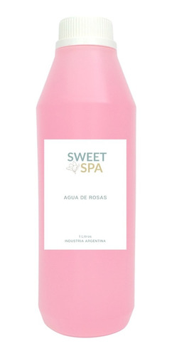 Agua De Rosas Tónico Pura Y Natural 1l.