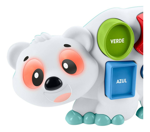 Juguete Oso Polar Fisher Price Color Blanco