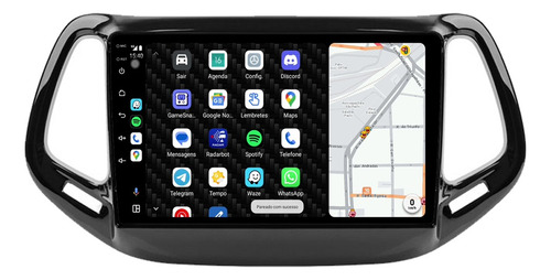 Multimidia Compass 17/21 9p Adak Octacore Carplay 4g 64gb
