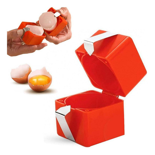 Abridor De Cáscaras De Huevos En Forma De Cubo Con 2 Herrami