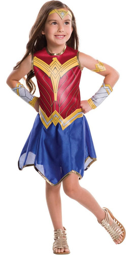 Disfraz Infantil De Película Wonder Woman, Pequeño