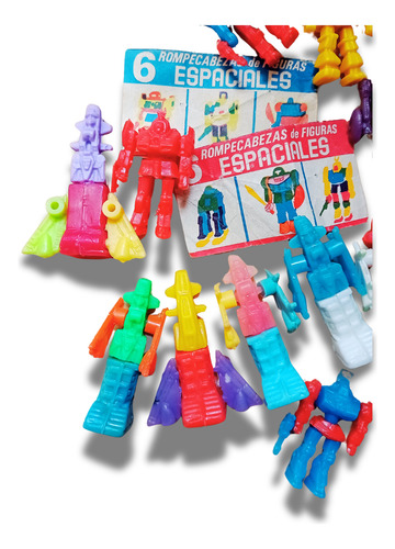 Robots Armables Vintage Colección De Rompecabezas Espaciales (Usado)