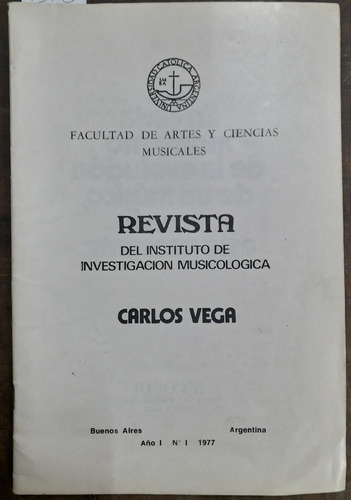 1578. Revista Del Instituto De Investigación Musicológica