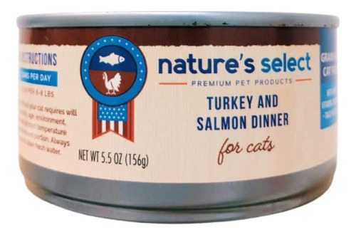 Nature's Select - Turkey & Salmon Dinner - Canned Cat Food F