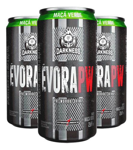 Évora Drink Pronto Para Beber Lata 269ml Maçã Verde - 3 Unid