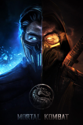 Poster Lona Vinilica - Mortal Kombat 2021