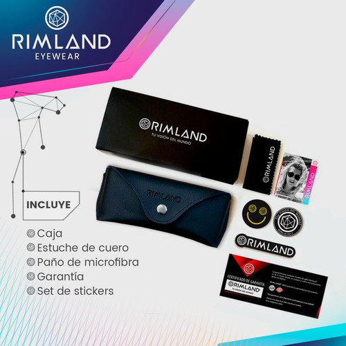 Imagen 8 de 8 de Gafas De Sol Lentes De Sol Rimland Filadelfia Rosa