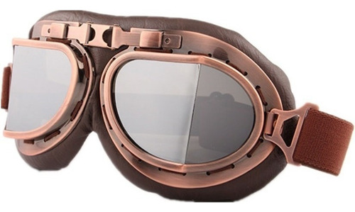 Aviator Gafas Biker Retro Vintage Casco Hd