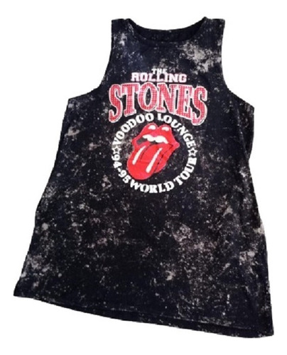 Remeron Musculosa Mujer Rolling Stones Vestido
