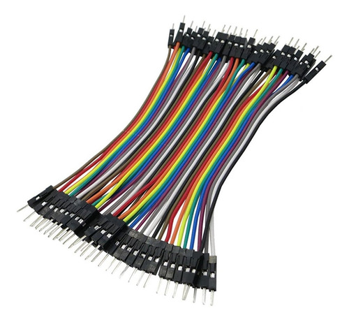 Imagem 3 de 4 de Cabo Jumper Macho X Macho Mxm 10 Cm 40 Unidades Para Arduino