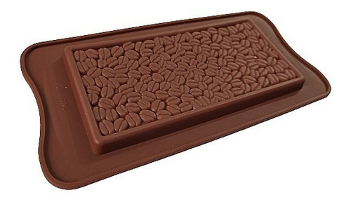 Molde Silicona Barra Chocolate Granos De Café