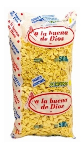 Pasta Fideos Moñitos Al Huevo X 500 Gr - A La Buena  De Dios