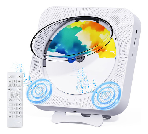 Reproductor De Cd Portátil Bluetooth Marca X Modelo Y Color