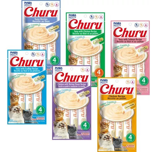 Churu Para Gatos -pack De 6 Sabores