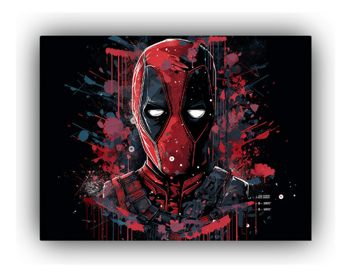 Arte De Pared Fotografia Dead Pool Full Color 65x50cm