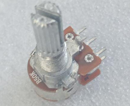3 Potenciometro Mini 6 Patas B50k Sin Switch+3 Perilla