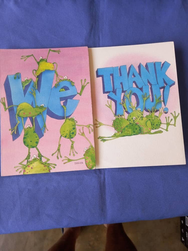 Card Thank You: W E /  T H A N K    Y O U !