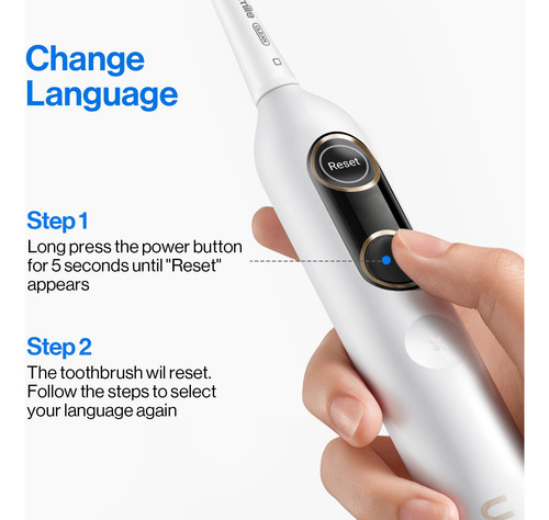 Cepillo De Dientes Eléctrico Usmile Y10 Pro Recargable Con 2